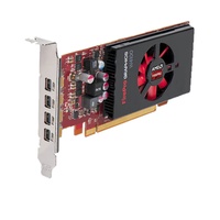 AMD FirePro W4100 2GB PCIe DDR5, 4x Mini DisplayPort, Low Profile Graphics Card