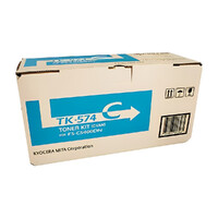 Genuine Kyocera TK-574 Cyan Toner Kit FS-C5400DN, P-7035CDN | 16,000 pages image