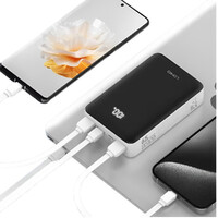 Digital Display Power Bank 20000mA (65W) Mobile Charging station for laptops - Triple Device charger image