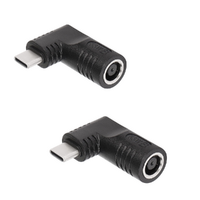 Bulk of 2x Charging Tip Converter 7.4mm x 5.0mm to USB-C for Dell & HP 65W Adapter image