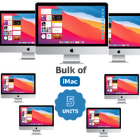 Bulk of 5x Apple iMac 27" Retina 5K (2019) i5-8500 6-core 256GB SSD 16GB RAM 4GB Graphics image