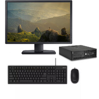 HP Entry Level Gaming Bundle Desktop i7-2600 3.4GHz 256GB 16GB RAM GeForce + 24" Monitor image