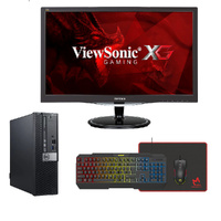 Dell 7070 Gaming Bundle Desktop i7-9700 8-core 1TB 16GB RAM 6GB RTX 3050 + 27" Monitor  image