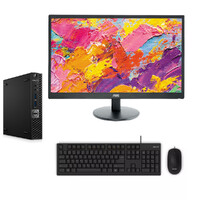 Dell 7040 Bundle Desktop PC i5-6500T up to 3.1GHz 256GB 8GB RAM +  27" FHD Monitor