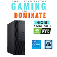 Dell 3060 SFF Gaming Desktop PC i5-8500 6-Cores 3.0GHz 2TB SSD 16GB RAM 6GB RTX 3050