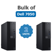 Bulk of 2x Dell OptiPlex 3070 SFF Desktop i5-9500 Six-Cores 16GB RAM 256GB SSD+HDD image