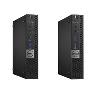 Bulk of 2x Dell 7050 Micro Desktop i5-7500T Up to 3.3GHz 128GB 8GB RAM Win 11 image