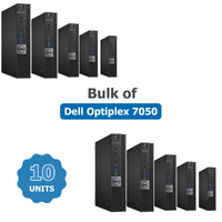 Bulk of 10x Dell 7050 Micro Desktop i5-7500T Up to 3.3GHz 128GB 8GB RAM Win 11 image