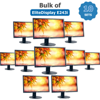 Bulk of 10x LG 24" FLATRON E2411PU FHD LCD Monitor Display (1920x1080) + Brand New Stand