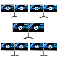 Bulk 5x Dual HP EliteDisplay E243i 24-in IPS LED Monitor + Dual display mount image