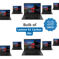 Bulk of 10x Lenovo X1 Carbon 8th Gen 14" Touch Laptop i7-10610U up to 4.2GHz 16GB RAM 4G LTE image