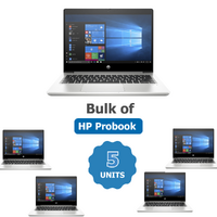 Bulk of 5x HP ProBook 430 G7 13" Laptop i7-10510U 4.90GHz 512GB 16GB RAM Windows 11 image