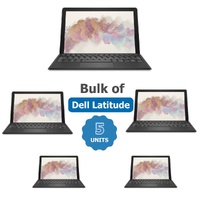 Bulk of 5x Dell Latitude 5290 2-in-1 12" Laptop, i5-8350U 3.6GHz 8GB RAM 256GB SSD image