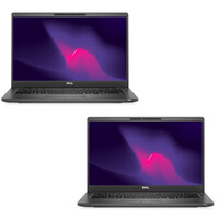 Bulk 2x Dell Latitude 7400 14" HD Laptop i7-8665U 1.9GHz 16GB RAM 512GB NVMe Win11 image