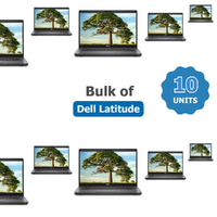 Bulk of 10x Dell Latitude 5400 14" FHD Laptop i5-8265U 1.6GHz 256GB 8GB RAM Windows 11 image