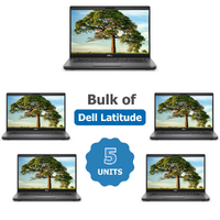 Bulk of 5x Dell Latitude 5400 14" FHD Laptop i5-8265U 1.6GHz 256GB 8GB RAM Windows 11 image