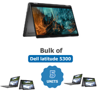 Bulk of 5x Dell Latitude 5300 13.3" 2-in-1 Laptop i5-8365U 4.1GHz 256GB 8GB RAM 4G LTE image