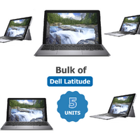 Bulk 5x Dell Latitude 7200 2-in-1 12" Laptop i5-8365U 4.1GHz 256GB 16GB RAM 4G LTE image