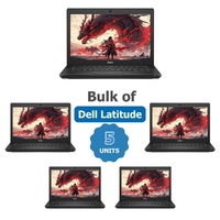 Bulk of 5x Dell Latitude 5290 12" HD Small Laptop i5-8350U 3.6GHz 256GB 16GB RAM image