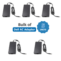 Bulk of 5x Genuine Dell 240W Laptop Charger 19.5V (12.3A) 7.4 x 5.0mm Adapter For Precision, Alienware, Inspiron