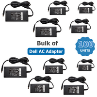 Bulk of 100x Dell AC Adapter 130W - LA130PM190 19.5V (6.7 A) 7.4mm x 5.0mm - For Latitude Laptops image