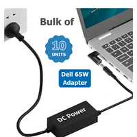 Bulk 10x Dell Genuine AC Power Adapter 65W 19.5V (3.3 A) 5.5 x 1.7 mm +  USB-C Adapter image