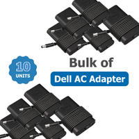 Bulk 10x Dell AC Adapter Charger 65W - HA65NM130 19.5v (3.34A) 7.4mm x 5.0mm