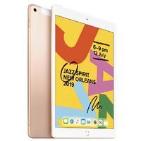 Apple iPad 7th Gen. A2198, 128GB, Wi-Fi + Cellular (Unlocked) 10.2in - Gold Tablet