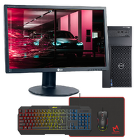 Dell T1700 Entry Gaming Desktop Bundle Xeon E3-1220v3 3.1GHz 256GB 8GB RAM GT 730 + 24" Monitor