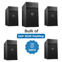 Bulk of 5x Dell 3630 Desktop Tower Xeon E-2146G 6-Cores 512GB 16GB RAM Quadro P2000 | Collection Only image