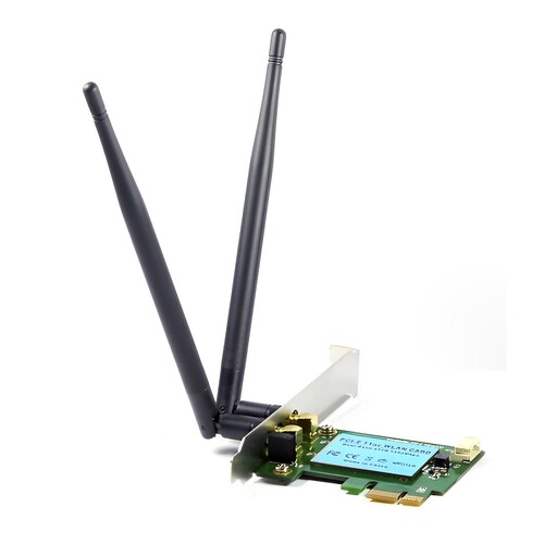 PCI-E 1200M Dual Band Wireless LAN Adapter 1200Mbps | Detachable Antenna