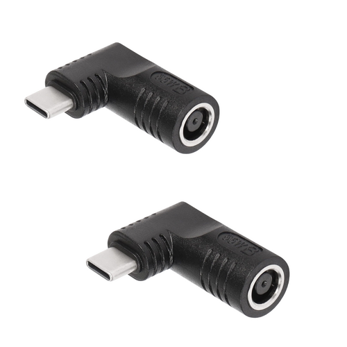 Bulk of 2x Charging Tip Converter 7.4mm x 5.0mm to USB-C for Dell & HP 65W Adapter