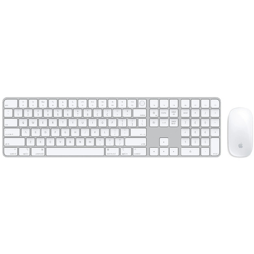 Apple Magic Keyboard A2520 (Numeric Keypad, Touch ID) + Magic Mouse 2