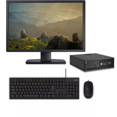 HP Entry Level Gaming Bundle Desktop i7-2600 3.4GHz 256GB 16GB RAM GeForce + 24" Monitor