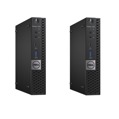 Bulk of 2x Dell 7050 Micro Desktop i5-7500T Up to 3.3GHz 128GB 8GB RAM Win 11