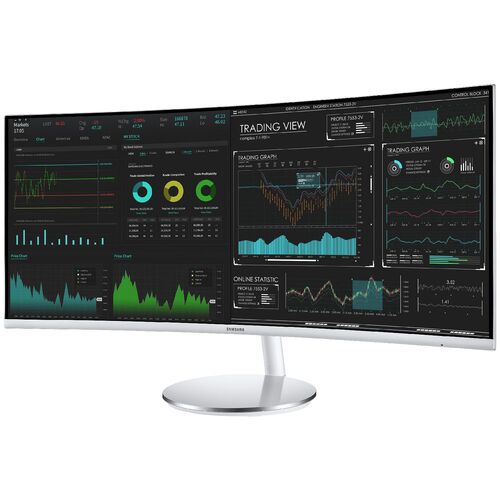 Samsung 34" CJ791 Ultra-wide Curved Monitor Thunderbolt™ 3 WQHD Display 100ghz