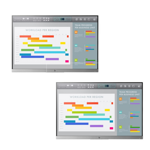 Bulk 2x HP EliteDisplay E243i 24-in FHD IPS LED Monitor Display (NO STAND)!