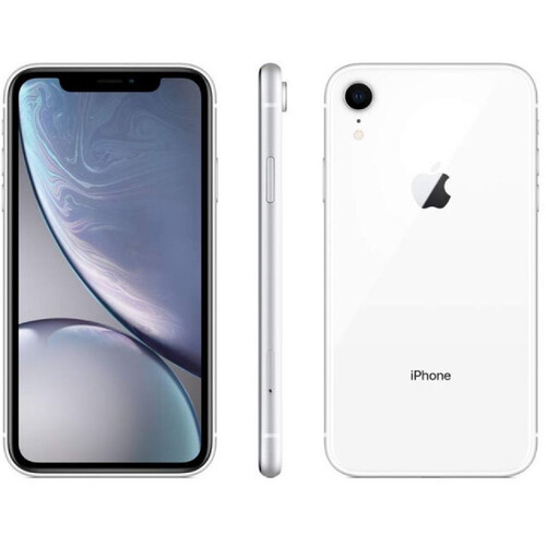 Apple iPhone XR - 128GB - White (Unlocked) A2105 (GSM) - Smartphone