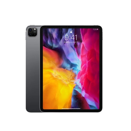 iPad Pro 11" 2nd Gen. (A2228) 256GB - Wi-Fi - Space Gray Tablet-12MP Wide+10MP Ultra Wide Cameras