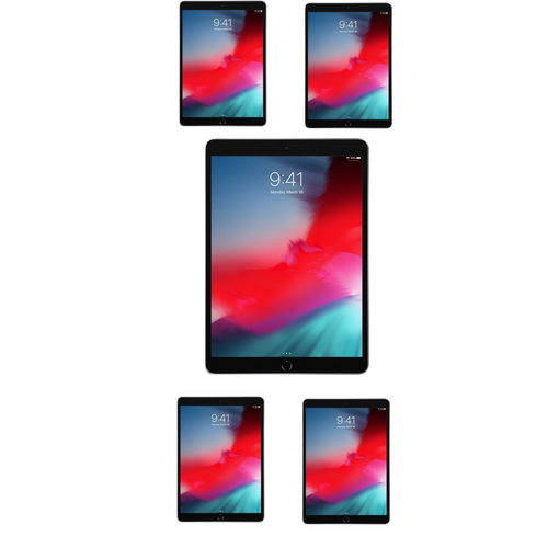 Bulk of 5x Apple iPad 9th Gen (A2604) 10.2" 256GB, Wi-Fi + Cellular - Space Grey Tablet (Unlocked)