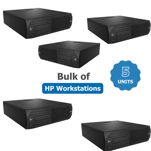 Bulk of 5x HP Z2 G4 SFF Desktop i7-8700 3.2GHz 16GB RAM 256GB +1TB 2GB Quadro P400