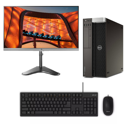 Dell T3610 Bundle Workstation Xeon E5-1607v2 256GB 16GB RAM 3GB Quadro K4000 + 24" Monitor