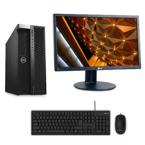 Big Dell Gaming Bundle Tower Beast Xeon/i7 Quad-core 16GB 1TB SSD 8GB NVIDIA 1080ti + 24" Monitor